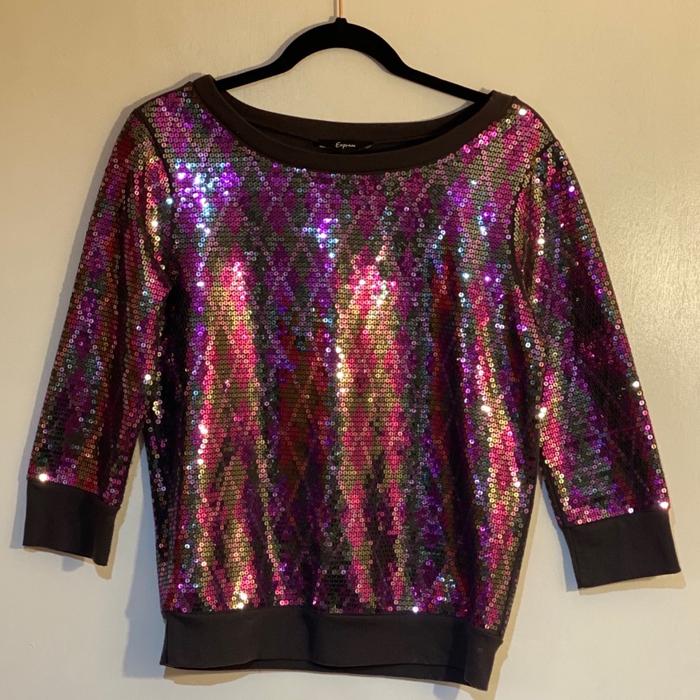 Sequin shirt